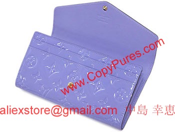 ルイヴィトン　財布　LOUIS VUITTON　ヴィトン　ヴェルニ　LV　ファスナー長札　長財布　ポルトフォイユサラ　リラ　M90151